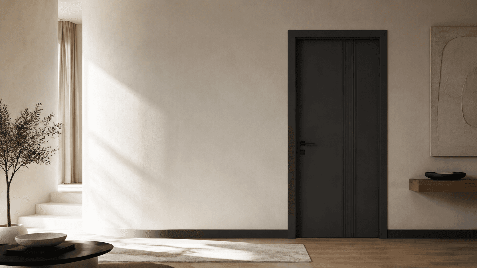 Hasel Door showroom deneyimini yansıtan iç mekân